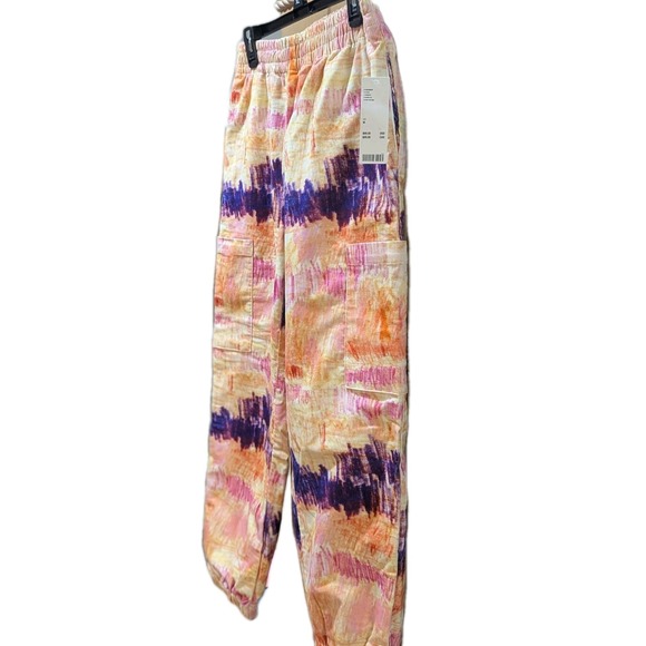Urban Outfitters Corduroy Penelope Joggers Womens‎ Medium Tie Dye Print Pants - Picture 6 of 10